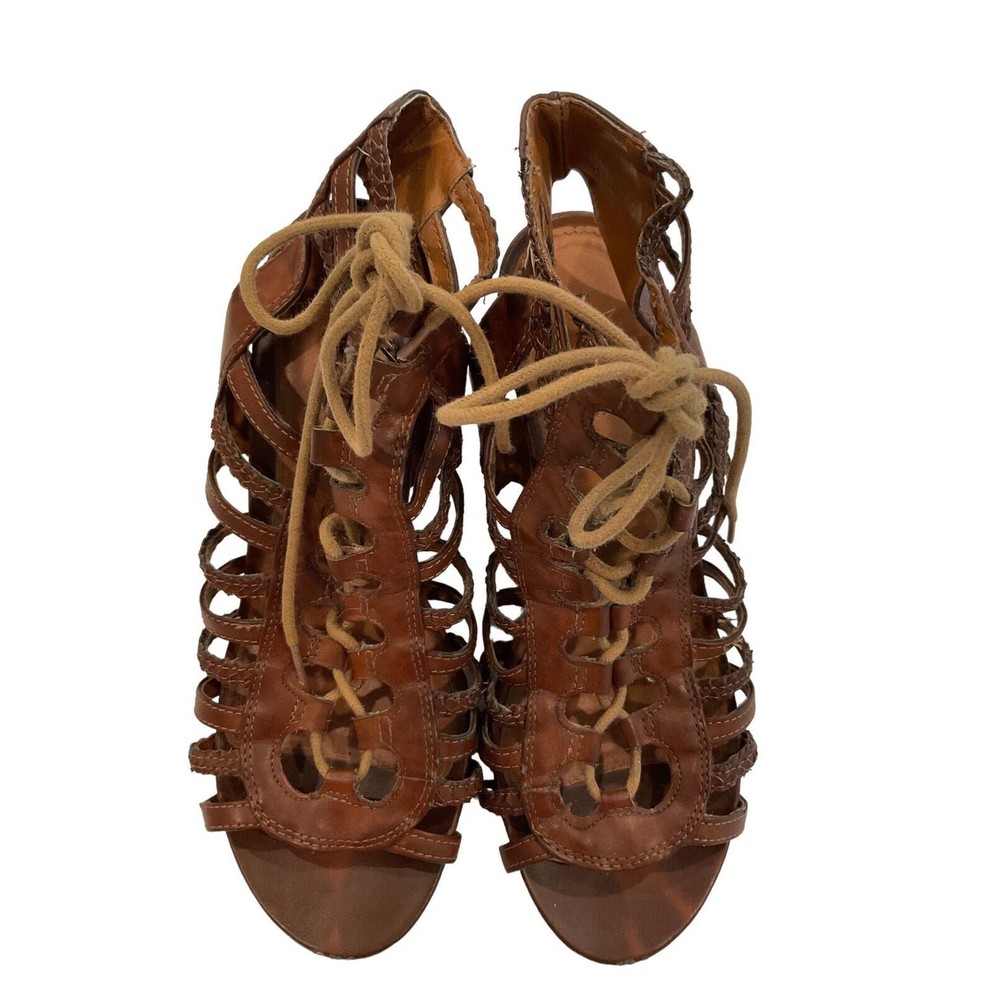 Brown Wedge Heels, Size 9, by BAKERS - Fairly Used